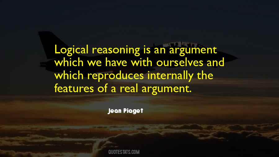 Logical Argument Quotes #348519