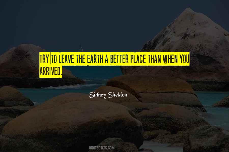 When You Leave A Place Quotes #1393264