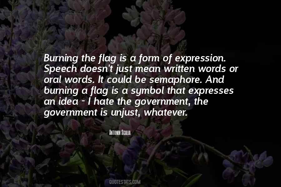 Flag Burning Quotes #1443768