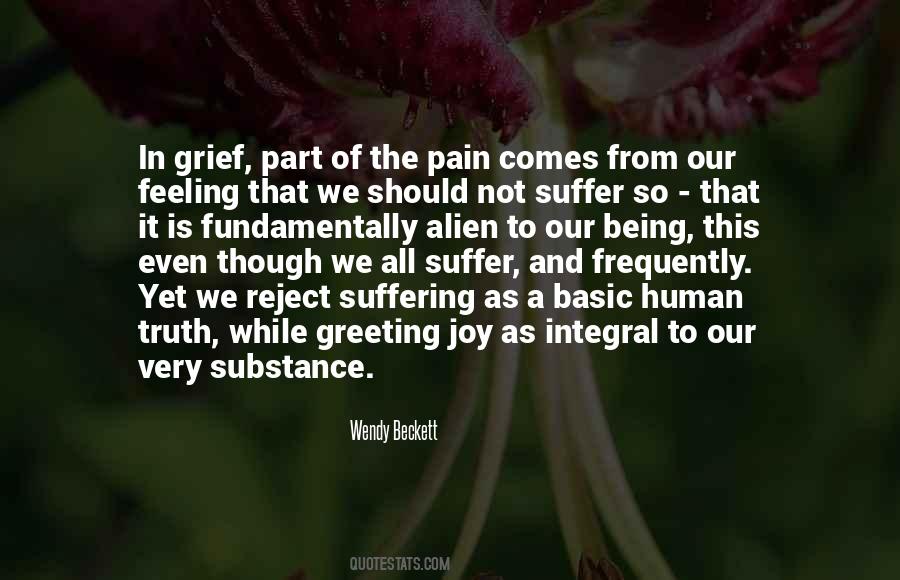 Pain Suffer Quotes #1639940