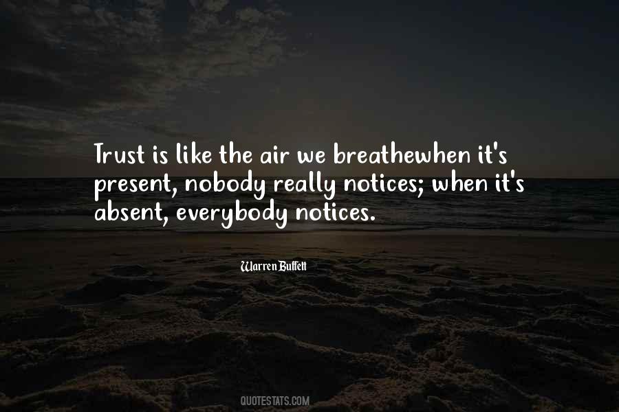 Trust Is Like Quotes #1082672