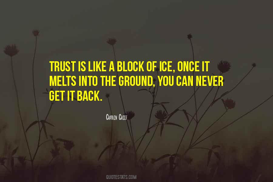 Trust Is Like Quotes #1238871