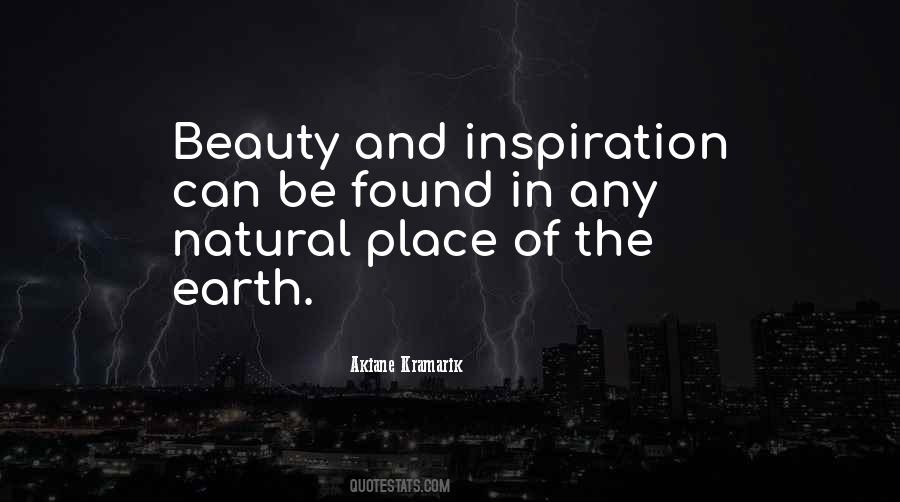 Natural Beauty Nature Quotes #1686570