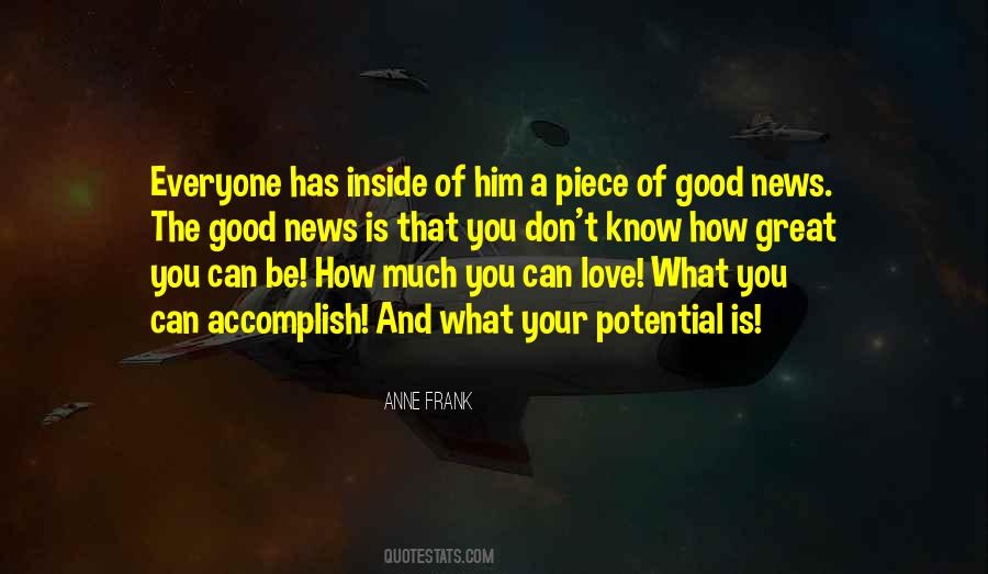 Know Your Potential Quotes #1585568