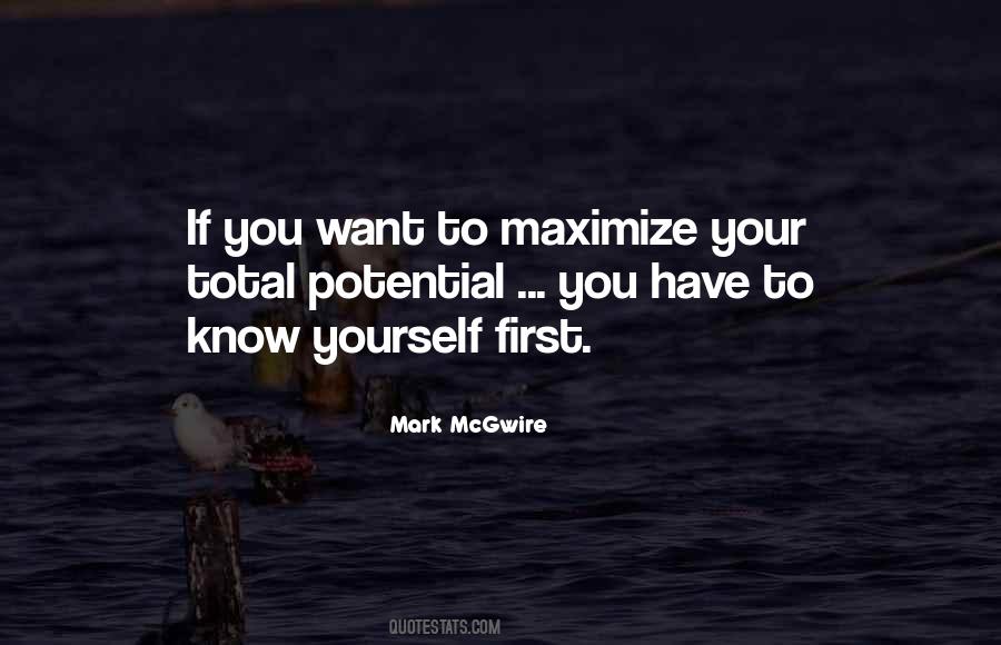 Know Your Potential Quotes #202043