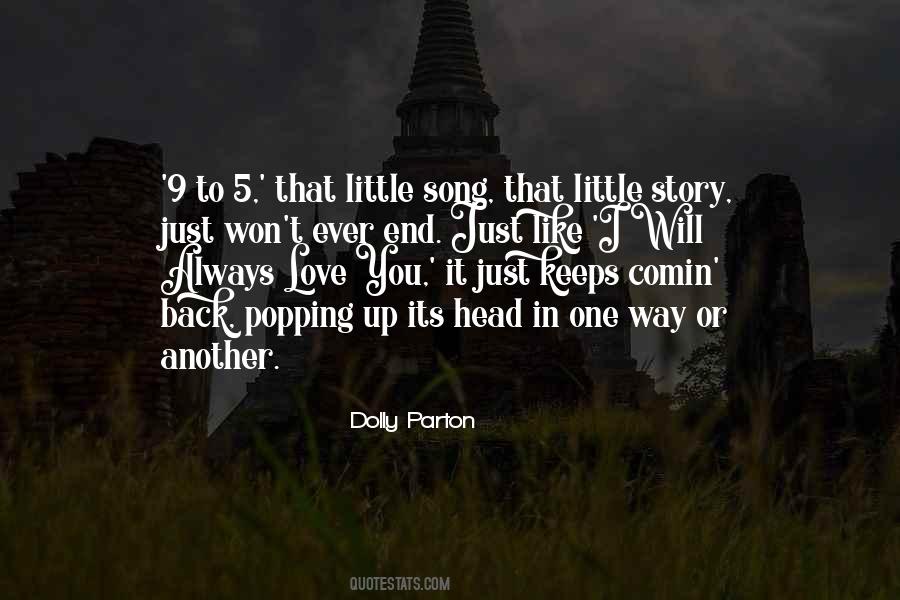 Little Love Song Quotes #532339