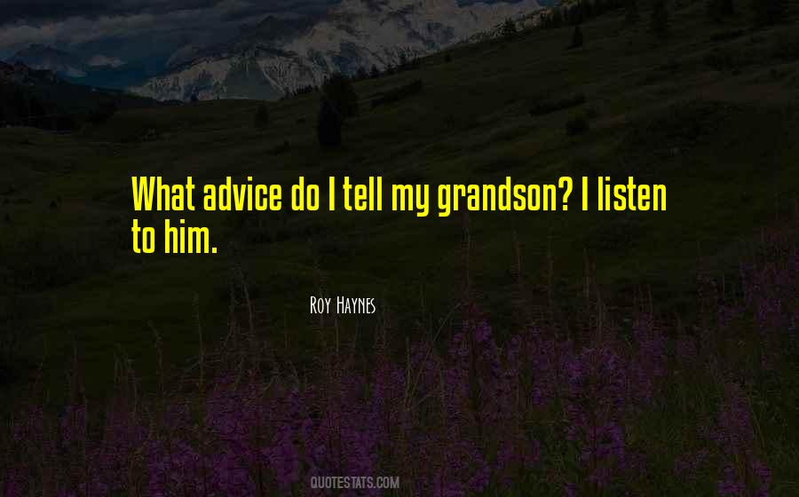 To My Grandson Quotes #851729