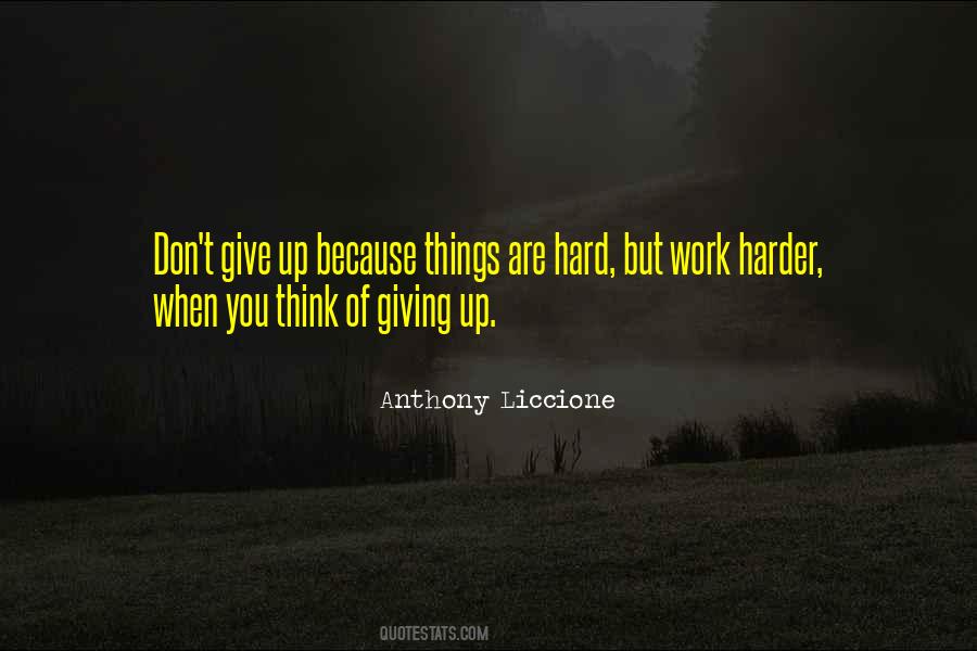 Stop Giving Up Quotes #1701468