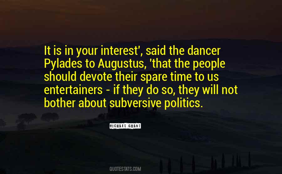 No Interest In Politics Quotes #130953