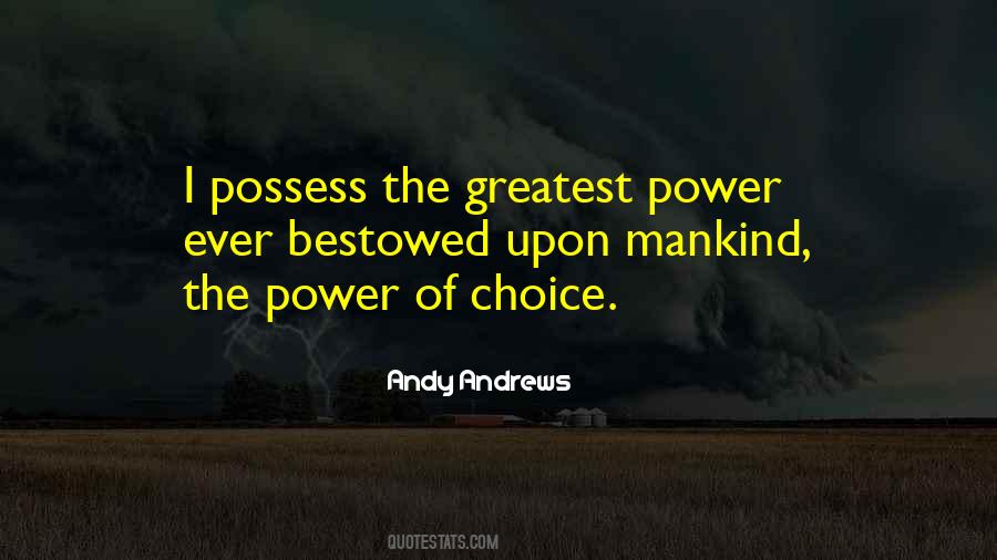 Quotes About Power Of Mankind #1129403