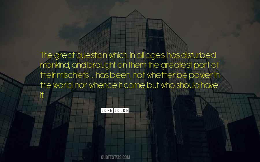 Quotes About Power Of Mankind #1404781