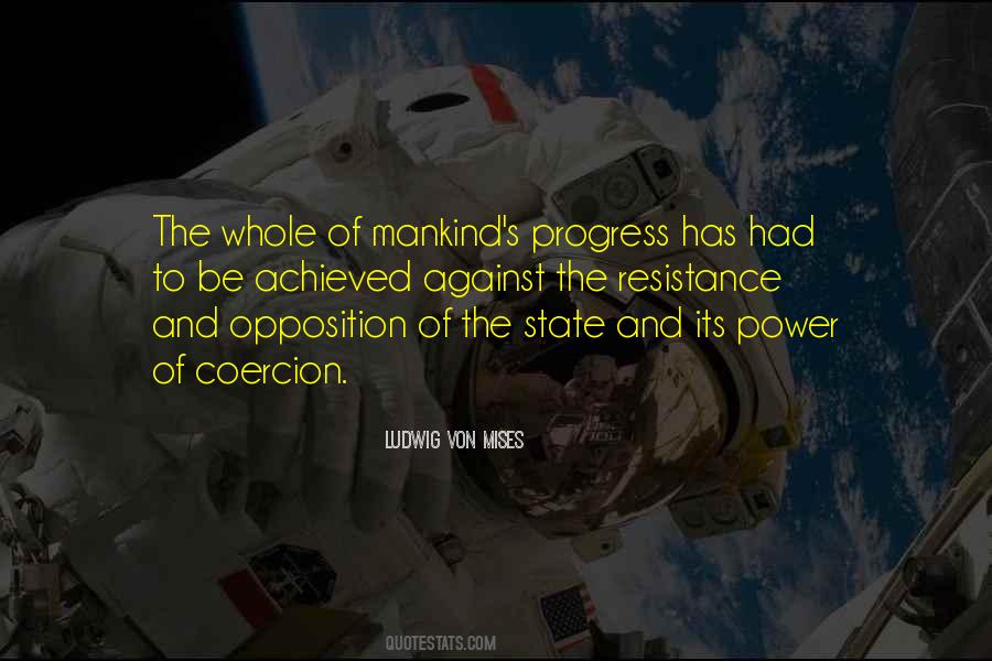 Quotes About Power Of Mankind #242463