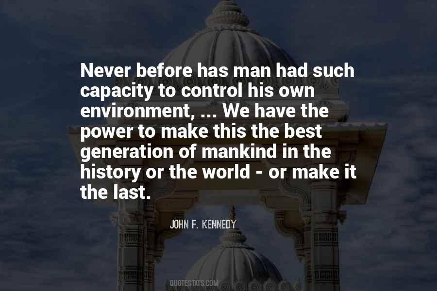 Quotes About Power Of Mankind #246640