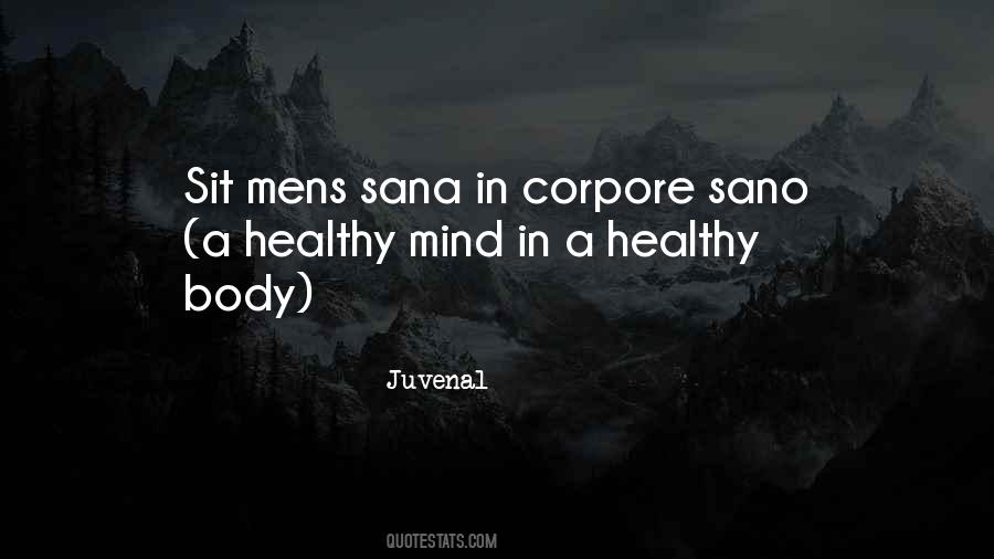 Quotes About A Healthy Body #15737