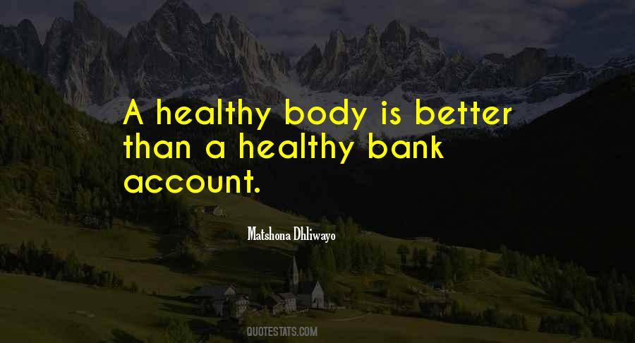 Quotes About A Healthy Body #926162