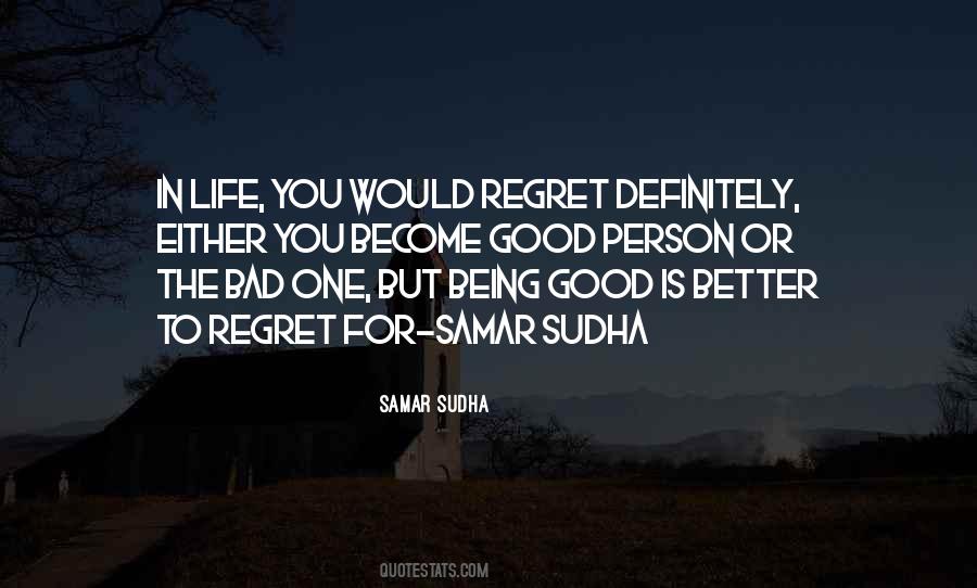 To Regret Quotes #1161601