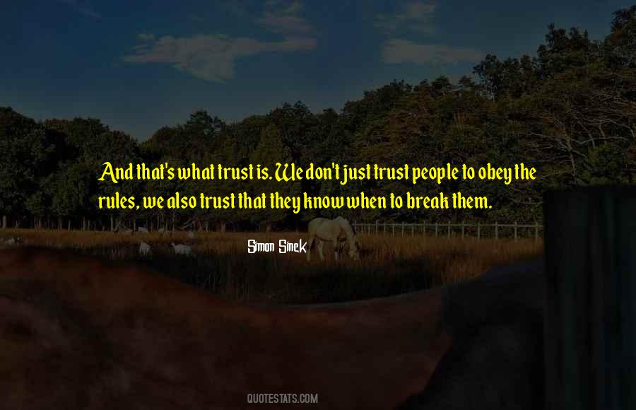 Trust People Quotes #1014827