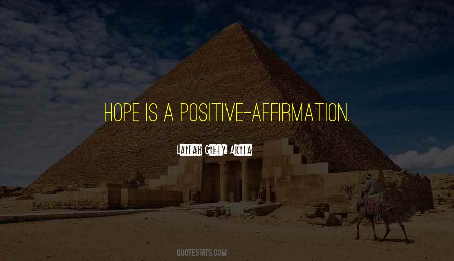 Positive Hope Quotes #63165