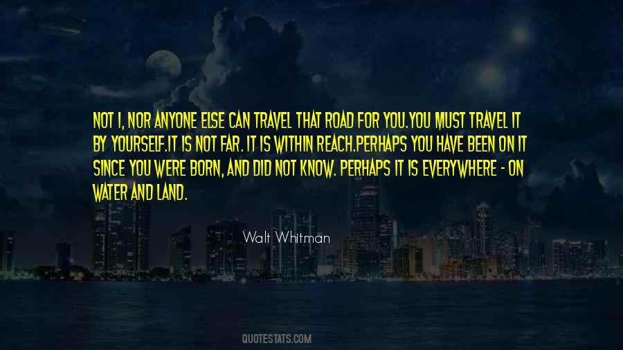 Self Travel Quotes #1464539
