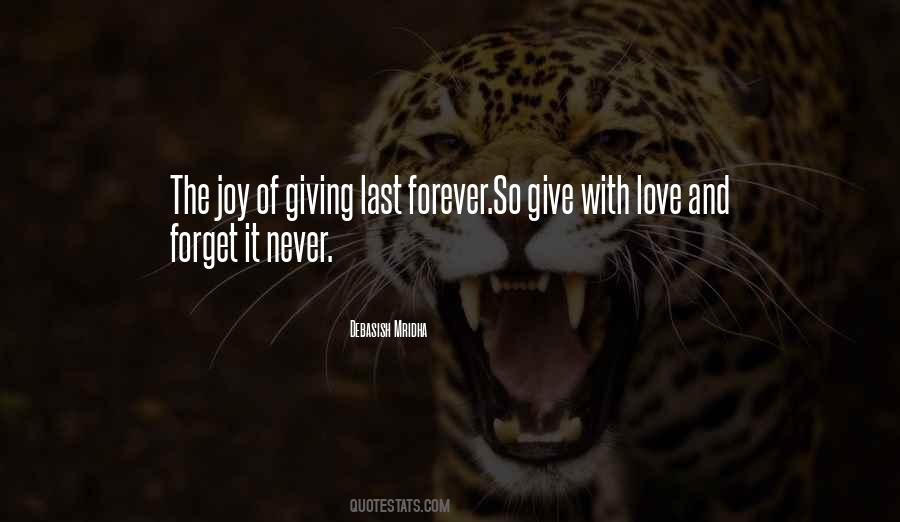 Quotes About Love And Giving #111170