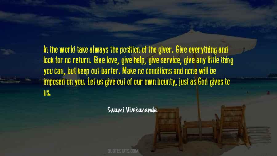 Quotes About Love And Giving #809