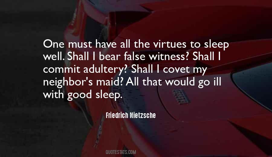 I Sleep Well Quotes #839492