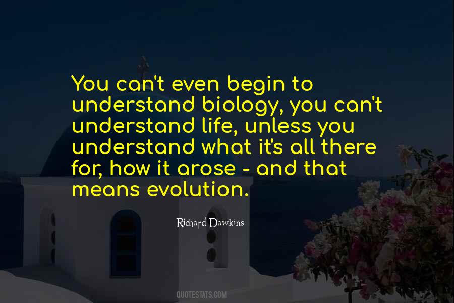 Biology Evolution Quotes #66337