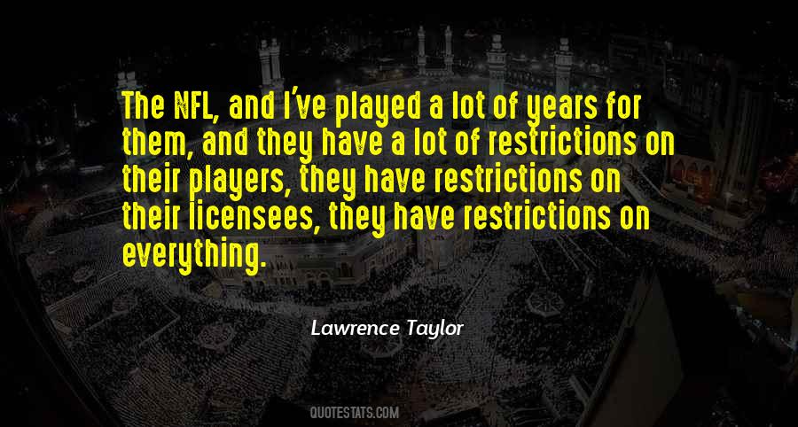 Quotes About The Nfl #1727602