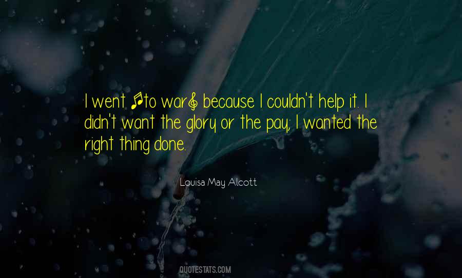 I Went To War Quotes #1130493