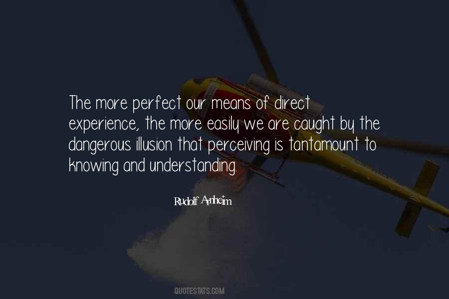 Perfect Is An Illusion Quotes #230662