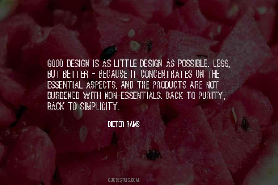 Purity And Simplicity Quotes #1368172