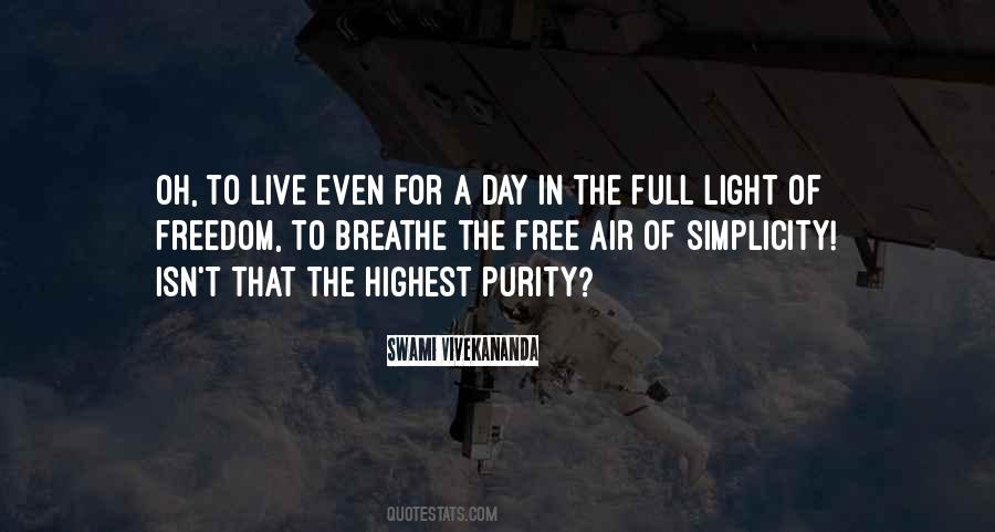 Purity And Simplicity Quotes #561728