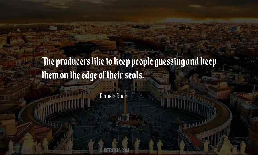 Keep People Guessing Quotes #529843