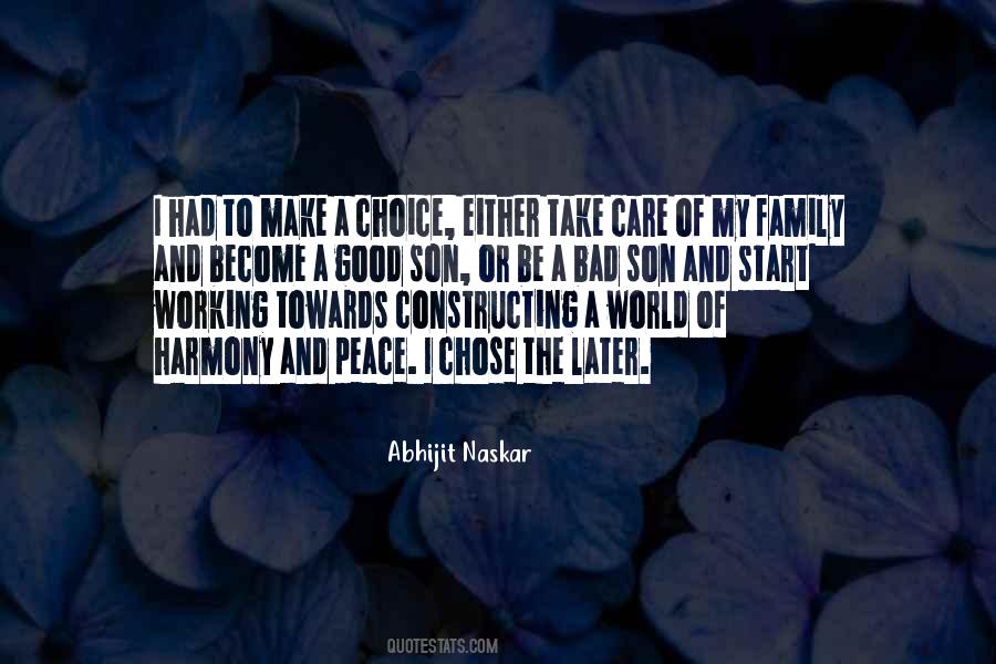 Family Take Care Quotes #779982