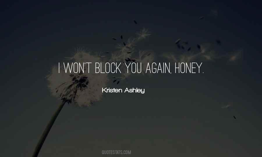 Block You Quotes #1381521