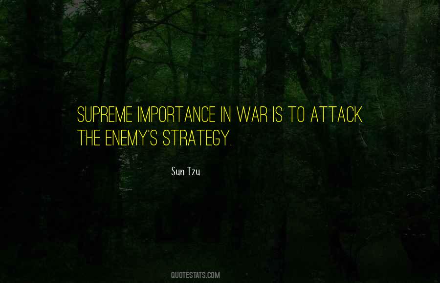 Importance Of Strategy Quotes #32824