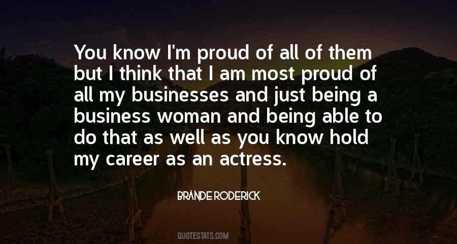 Quotes About Being A Business Woman #991048