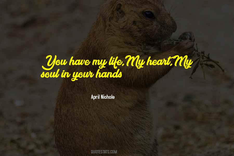 In Your Hands Quotes #1203388