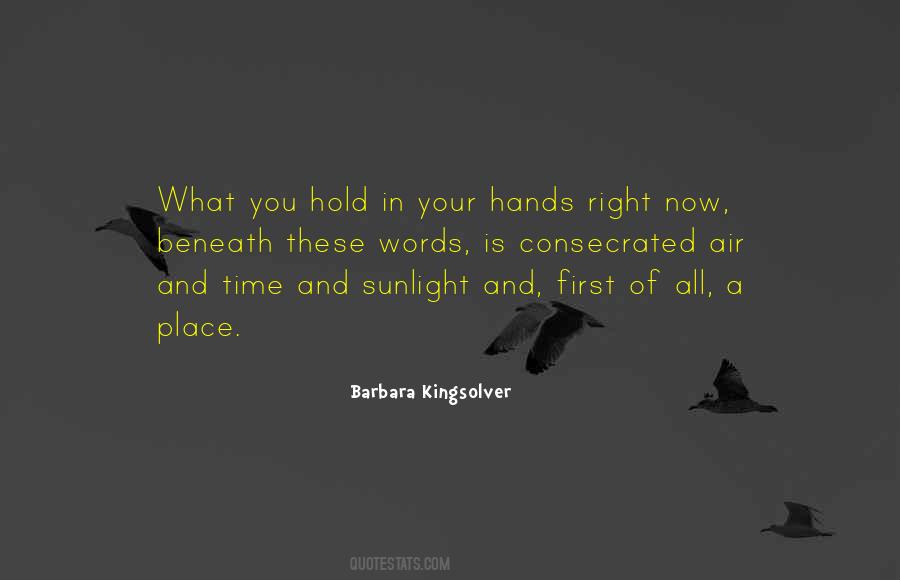 In Your Hands Quotes #1689510