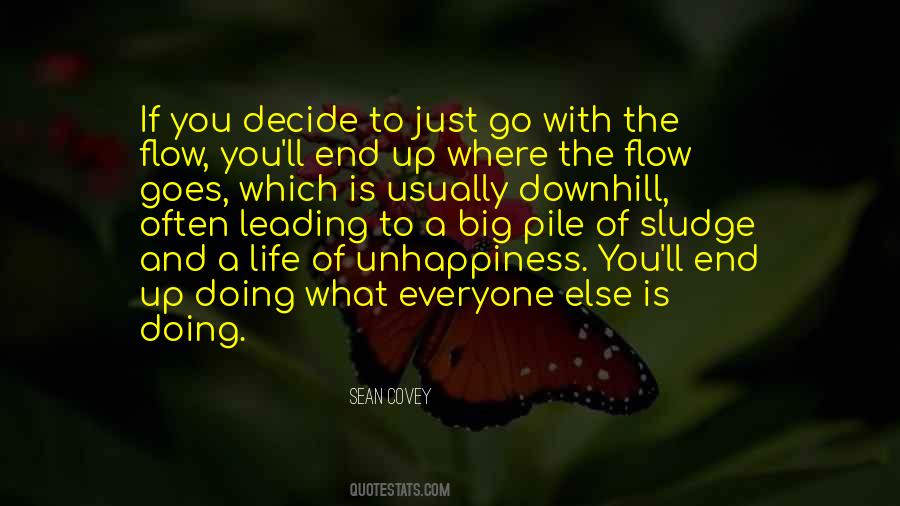 Go With The Flow Of Life Quotes #1578198