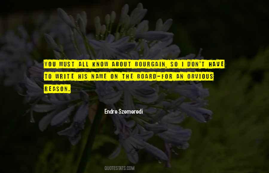 You Know The Reason Quotes #123804