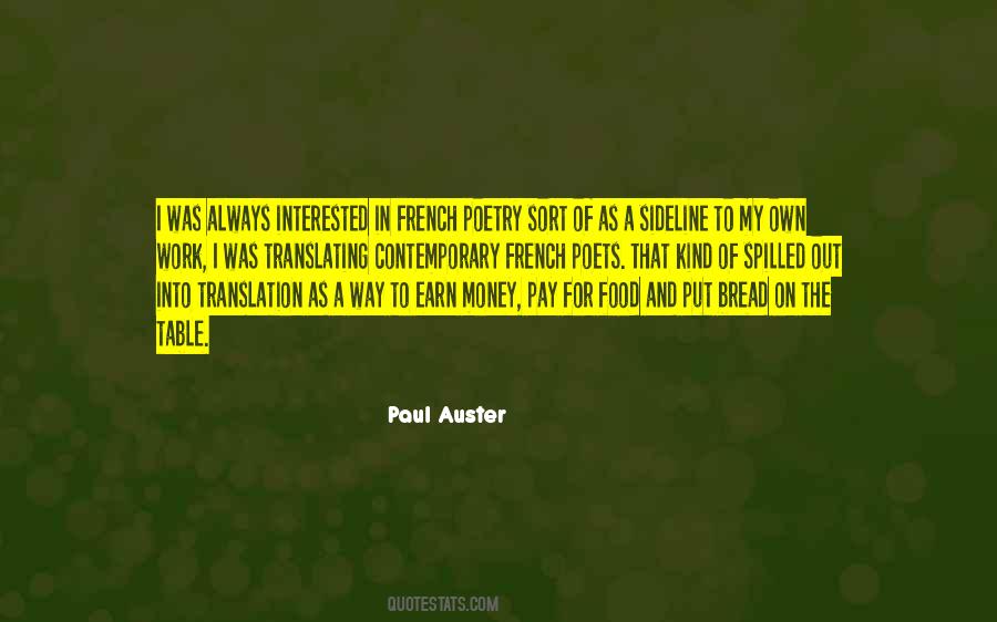Poetry Food Quotes #1528273