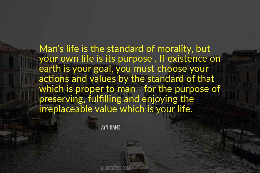 Life Morals Quotes #1393515