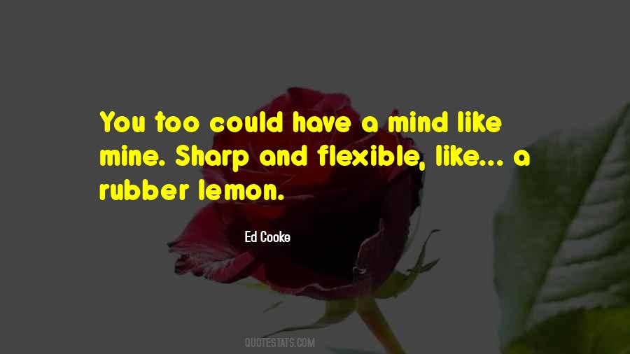Flexible Mind Quotes #1801788
