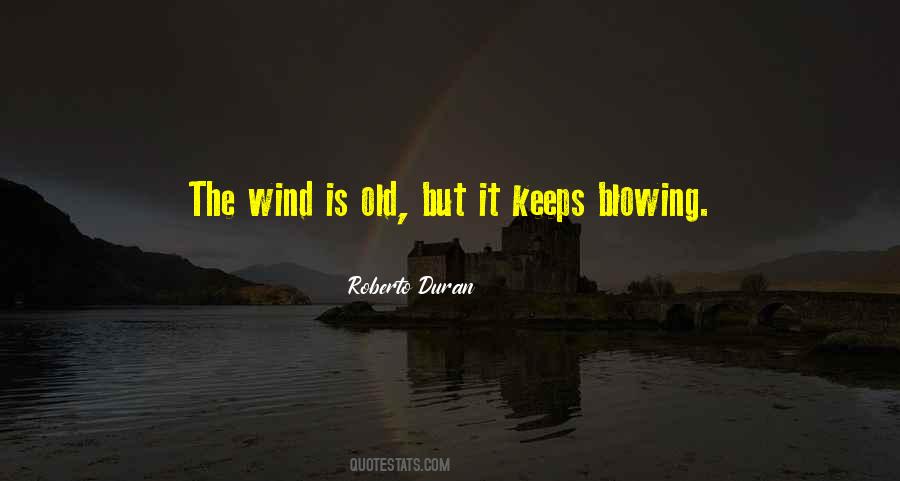 Wind Is Blowing Quotes #504412