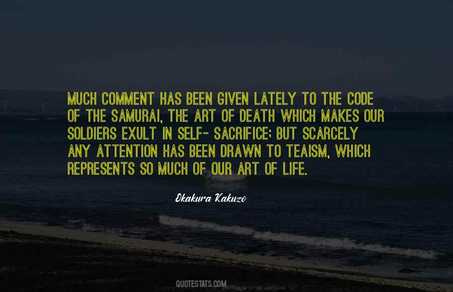 Code Of The Samurai Quotes #102335