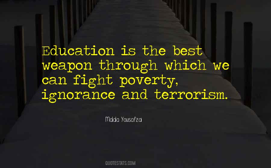 Fighting Poverty Quotes #1779790