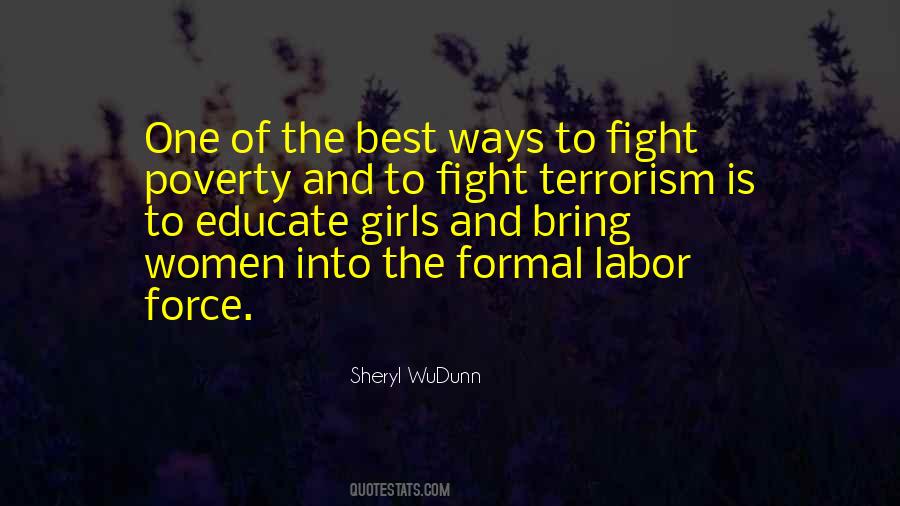 Fighting Poverty Quotes #67820