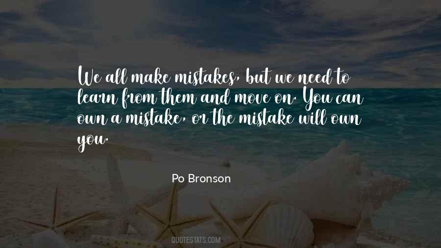 Make Mistakes And Learn From Them Quotes #1623979