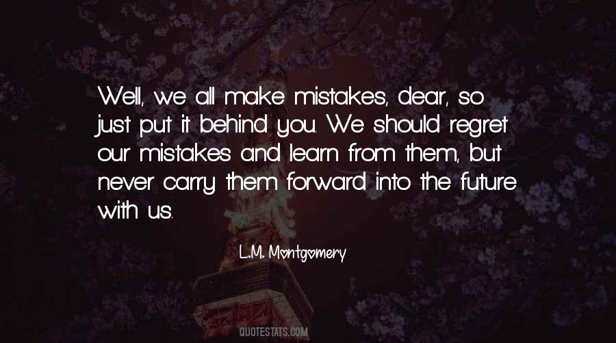 Make Mistakes And Learn From Them Quotes #44361